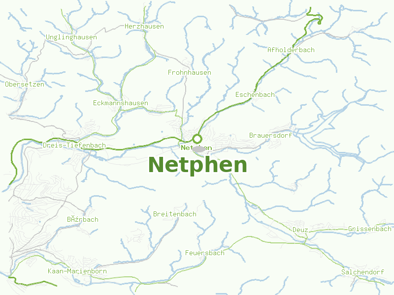 Karte von Netphen