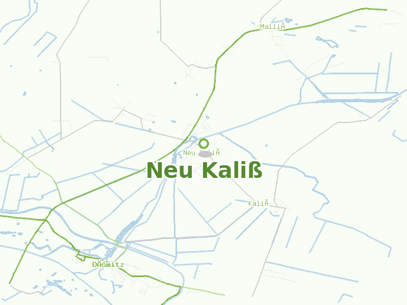 Karte von Neu Kaliß