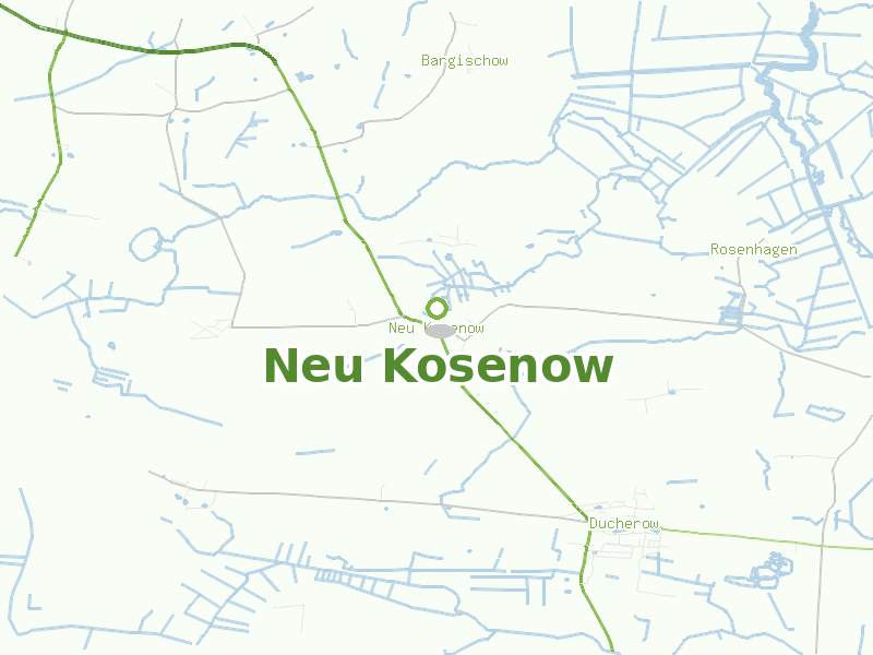 Karte von Neu Kosenow