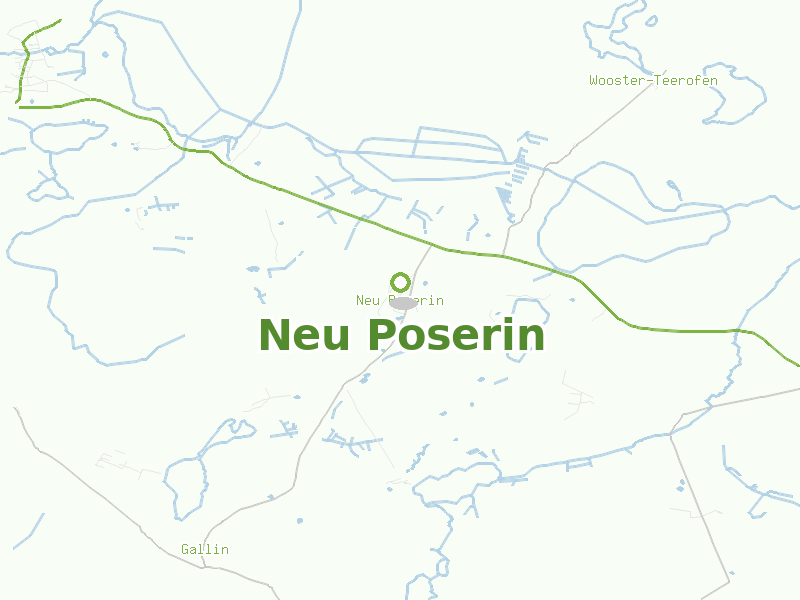 Karte von Neu Poserin