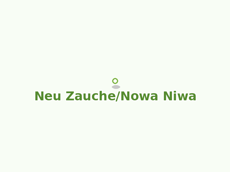 Karte von Neu Zauche/Nowa Niwa