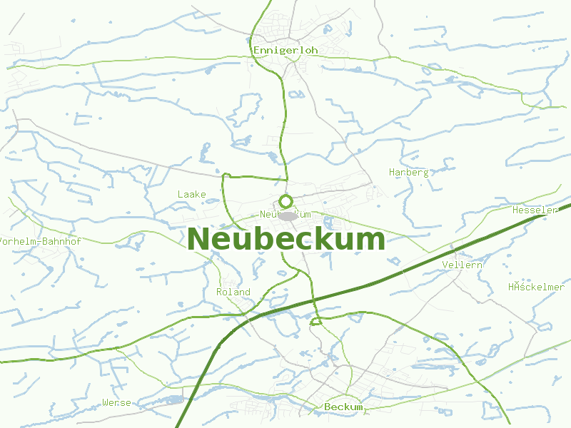 Karte von Neubeckum
