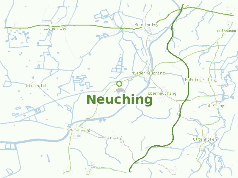 Karte von Neuching