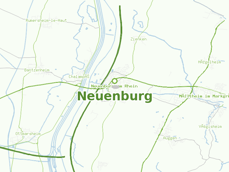 Karte von Neuenburg