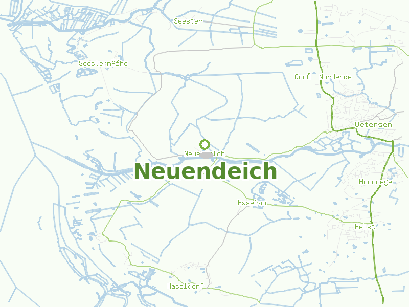 Karte von Neuendeich
