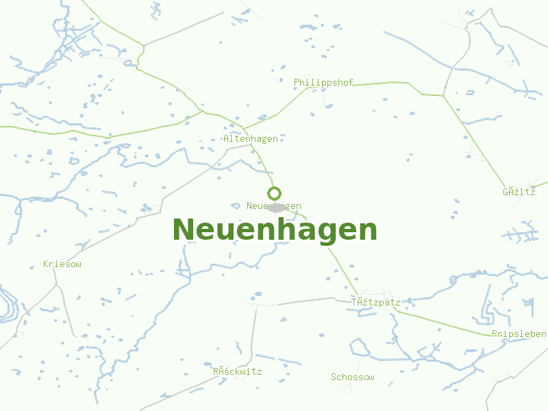 Karte von Neuenhagen