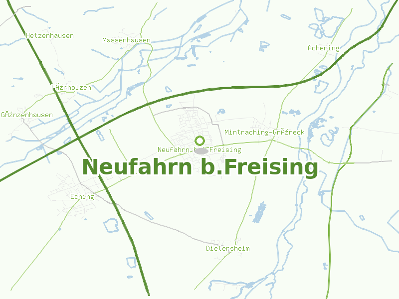 Karte von Neufahrn b.Freising