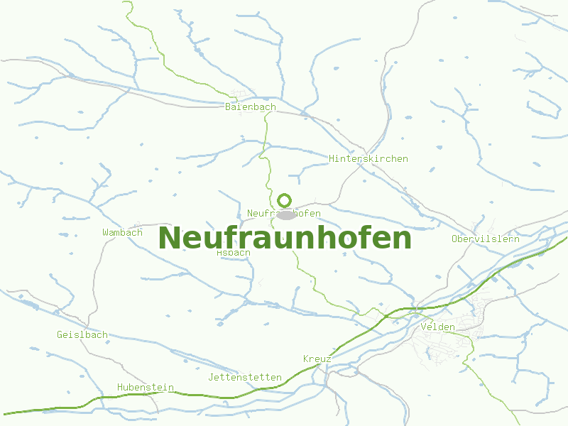 Karte von Neufraunhofen