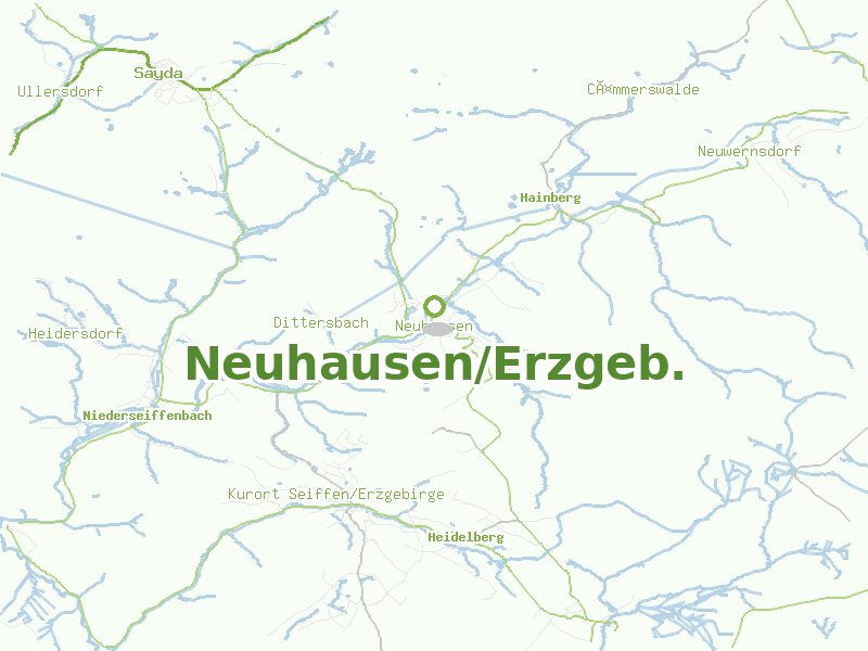 Karte von Neuhausen/Erzgeb.