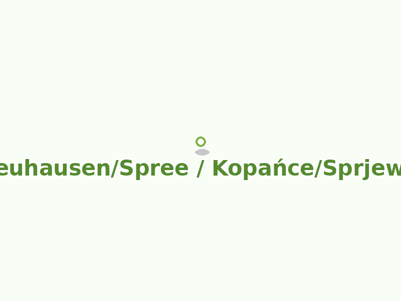Karte von Neuhausen/Spree / Kopańce/Sprjewja