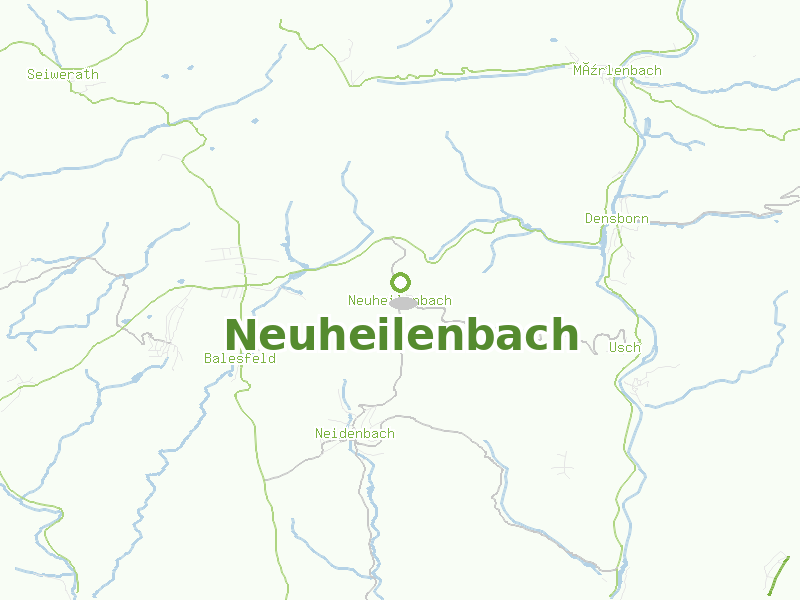 Karte von Neuheilenbach