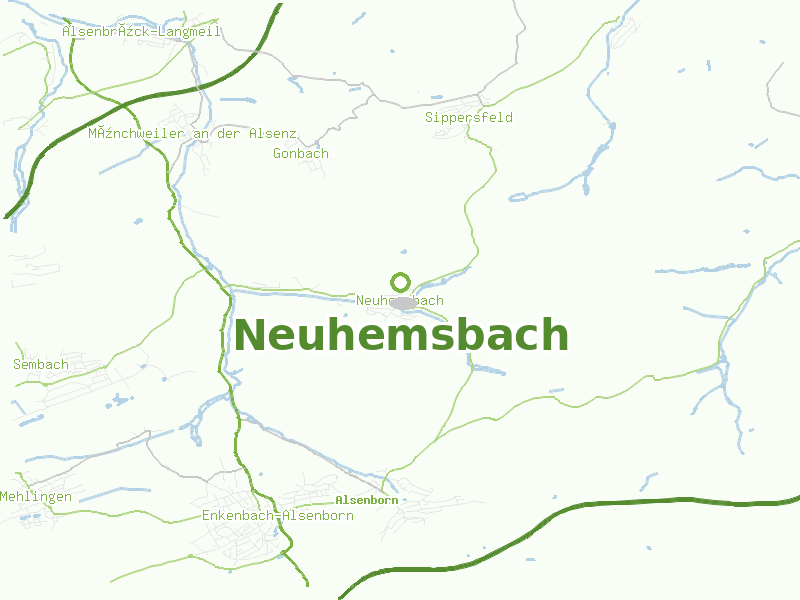 Karte von Neuhemsbach