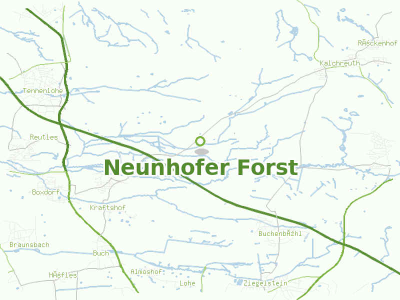 Karte von Neunhofer Forst