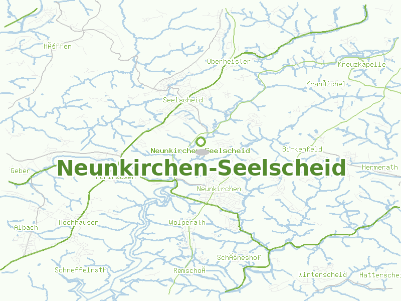 Karte von Neunkirchen-Seelscheid
