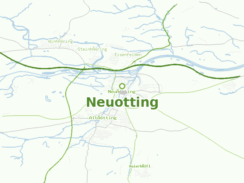 Karte von Neuotting