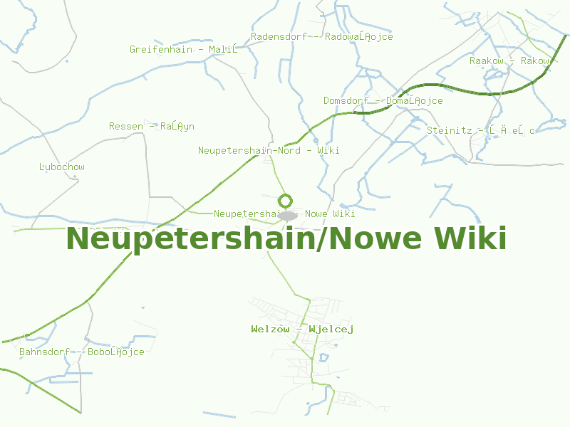 Karte von Neupetershain/Nowe Wiki