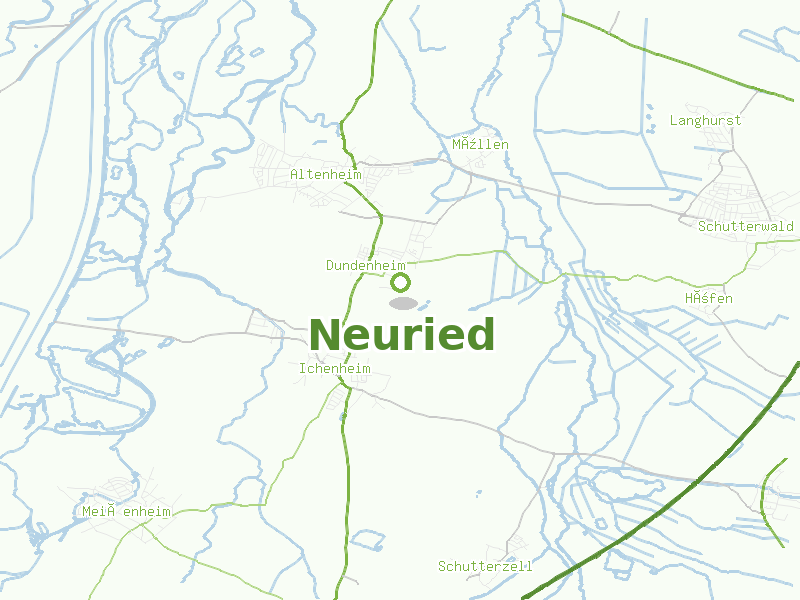 Karte von Neuried