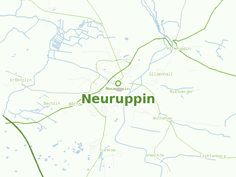 Karte von Neuruppin