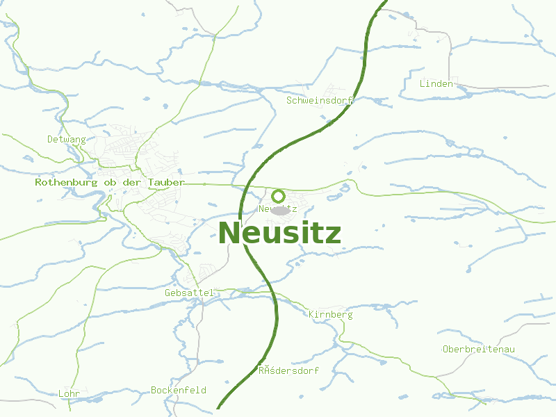 Karte von Neusitz