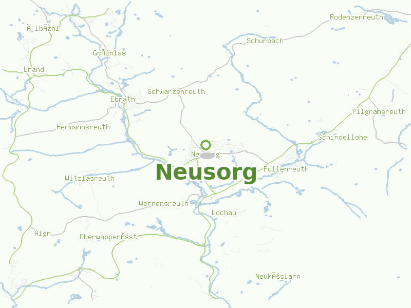 Karte von Neusorg