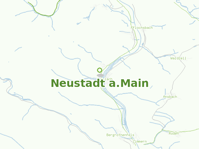 Karte von Neustadt a.Main