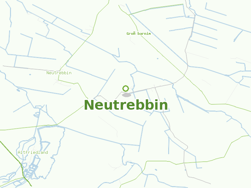 Karte von Neutrebbin