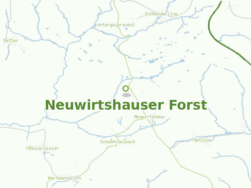 Karte von Neuwirtshauser Forst