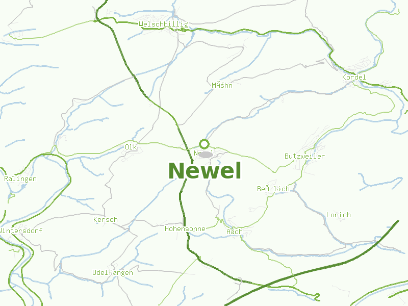 Karte von Newel