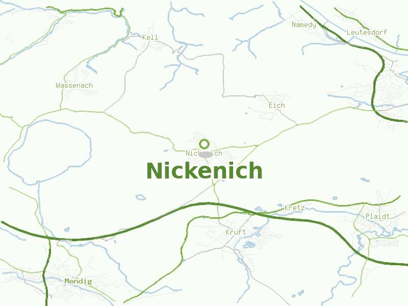 Karte von Nickenich