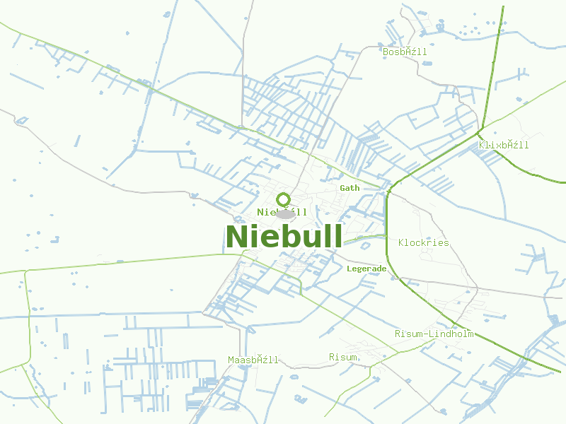 Karte von Niebull