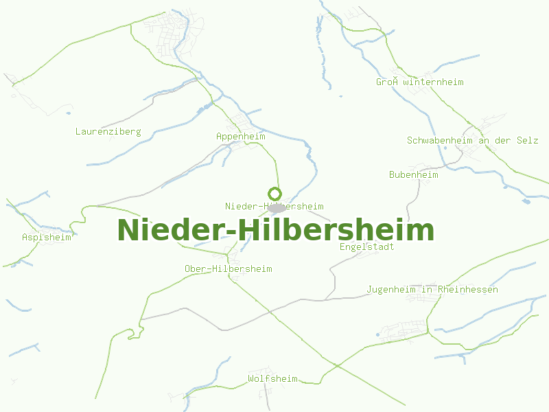Karte von Nieder-Hilbersheim