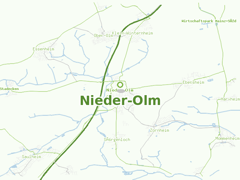 Karte von Nieder-Olm