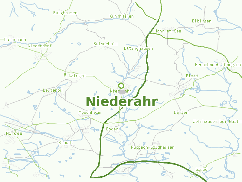 Karte von Niederahr