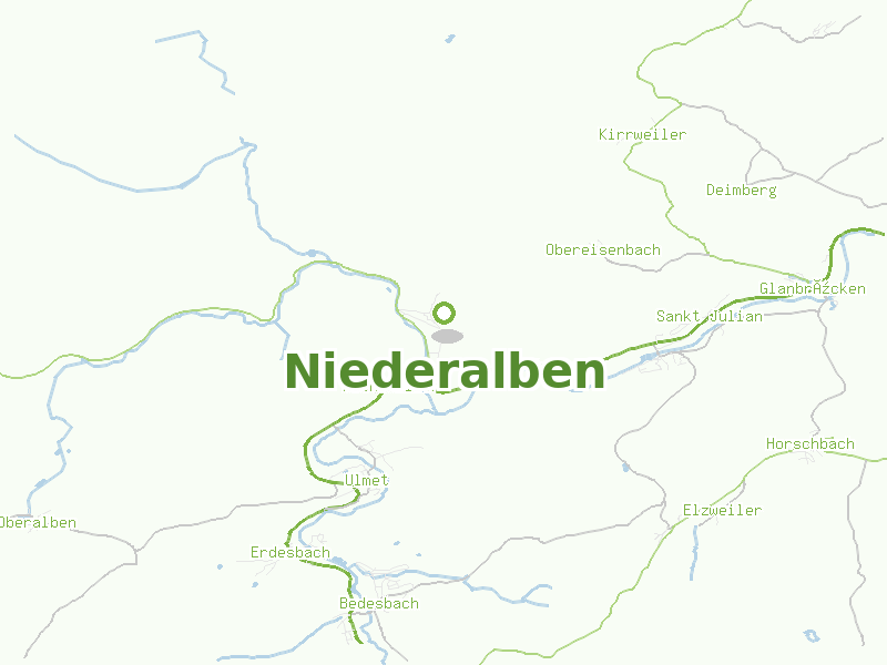 Karte von Niederalben