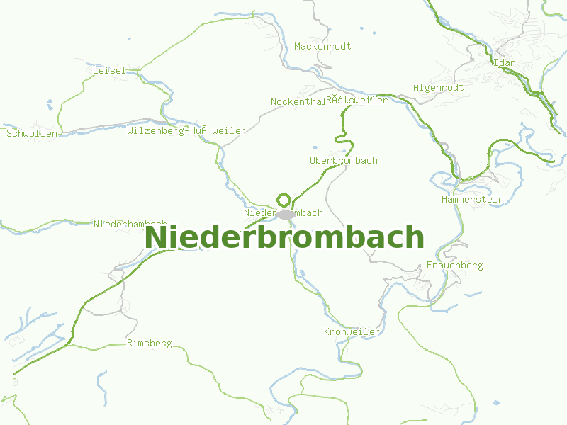Karte von Niederbrombach