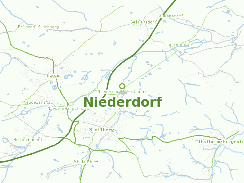 Karte von Niederdorf