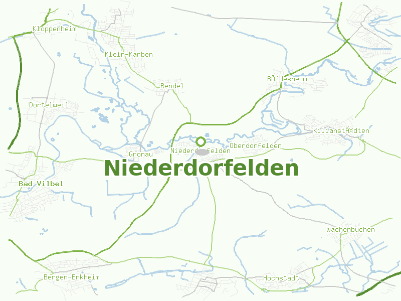 Karte von Niederdorfelden