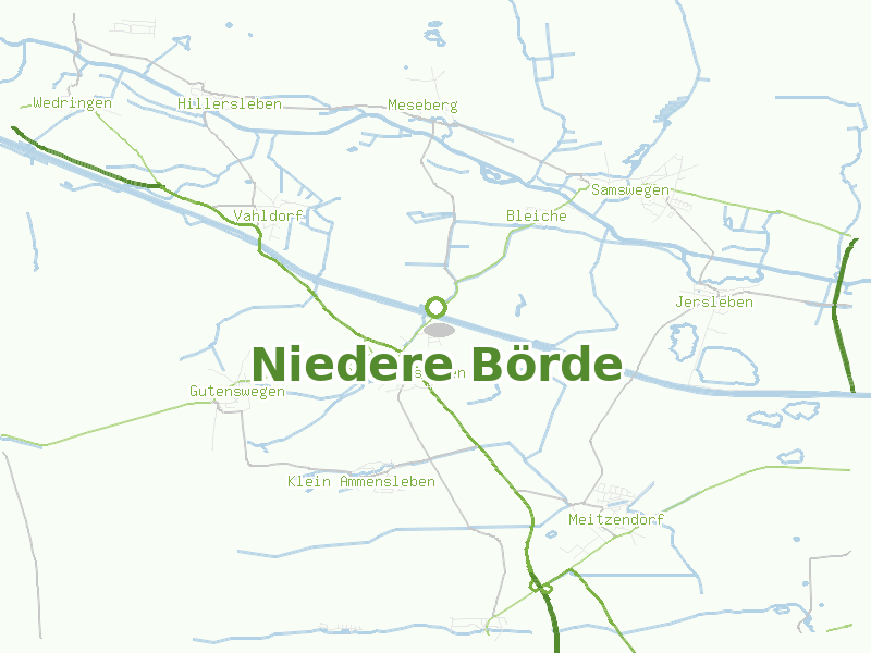 Karte von Niedere Börde