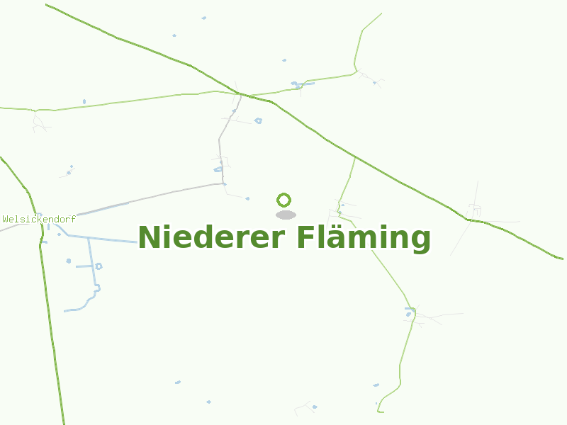 Karte von Niederer Fläming