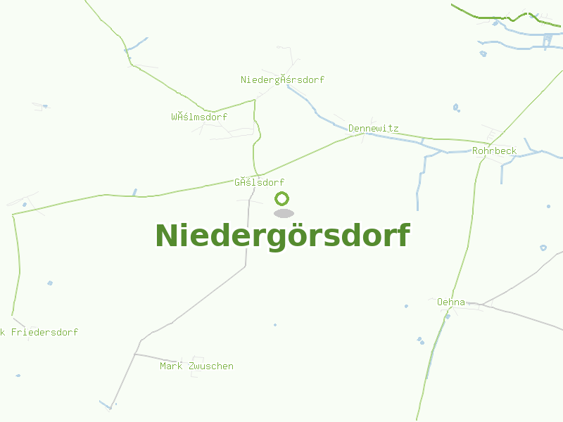 Karte von Niedergörsdorf