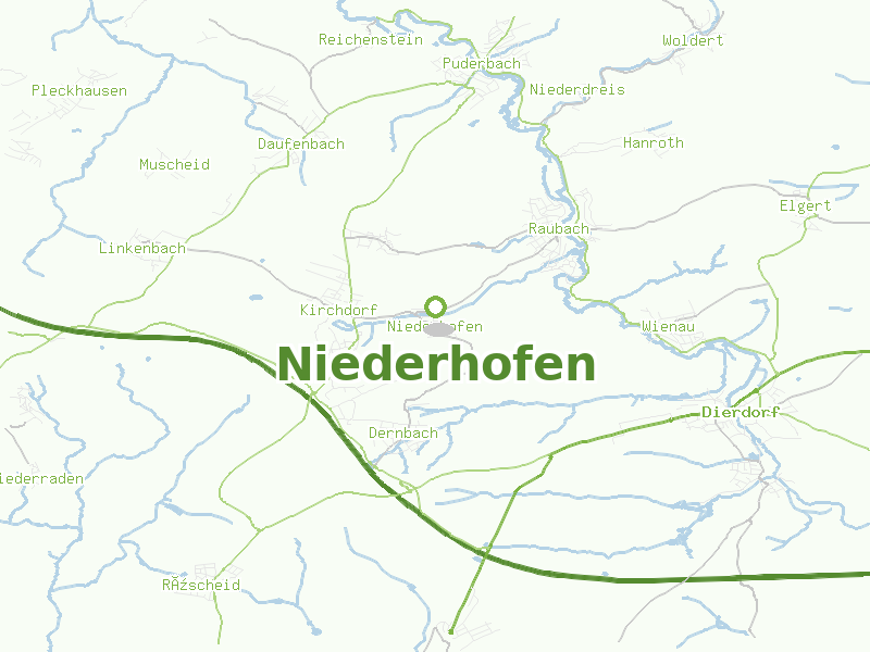 Karte von Niederhofen