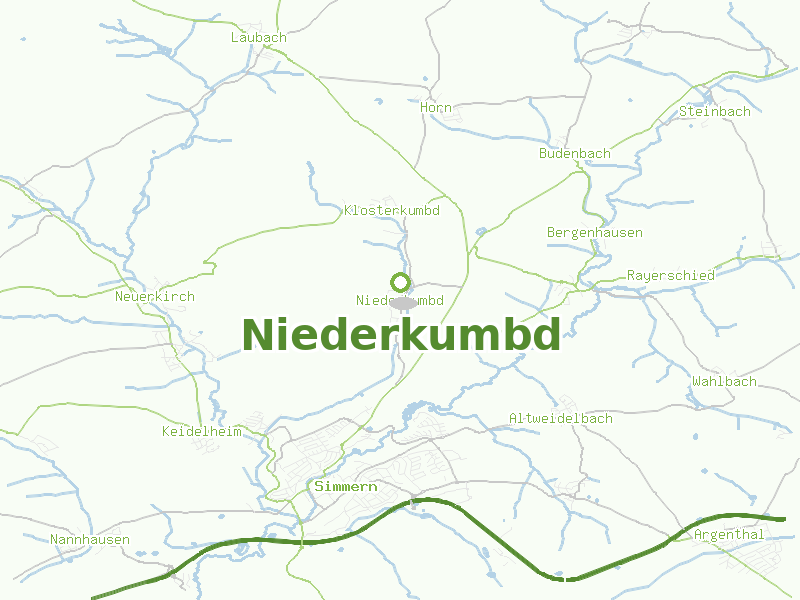 Karte von Niederkumbd