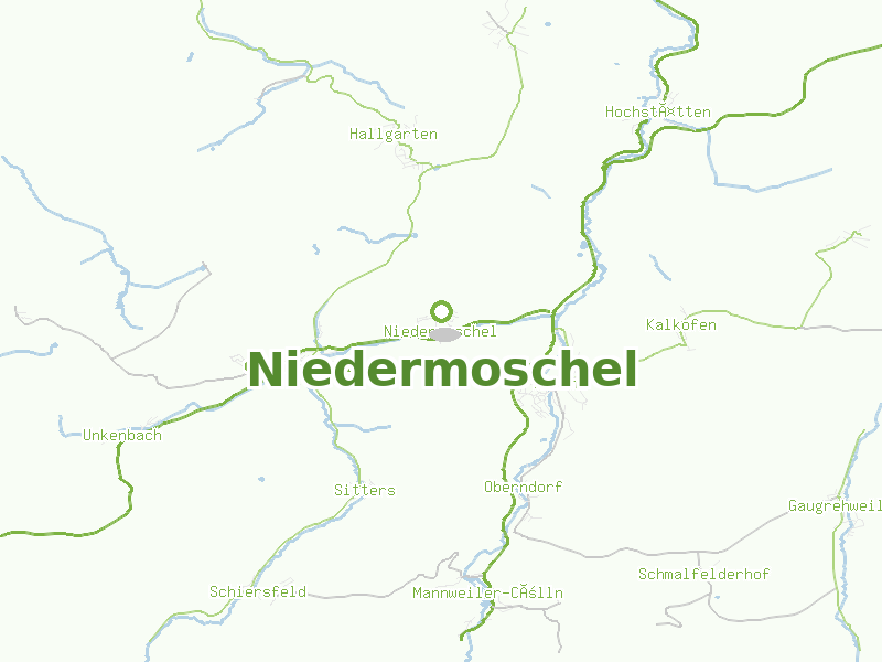 Karte von Niedermoschel