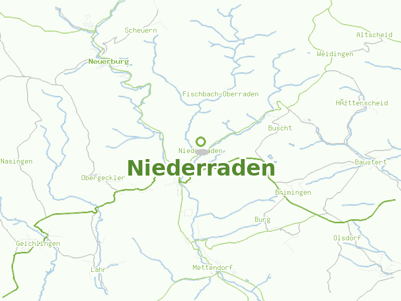 Karte von Niederraden