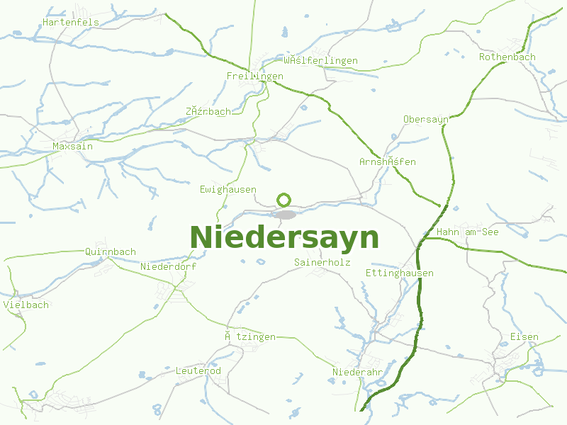 Karte von Niedersayn