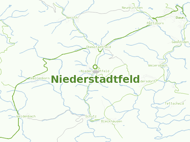 Karte von Niederstadtfeld