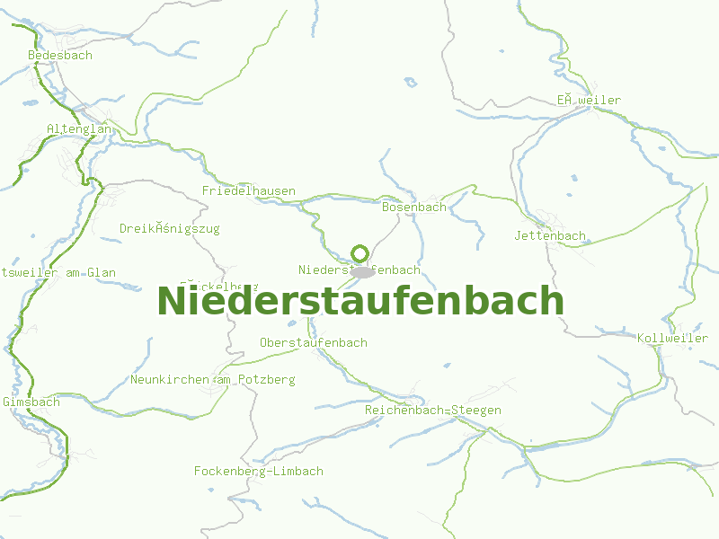 Karte von Niederstaufenbach