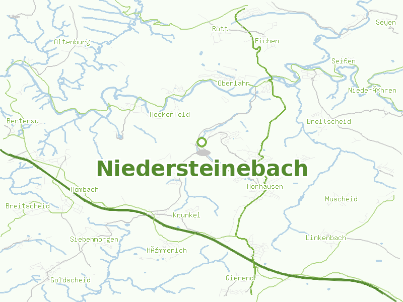 Karte von Niedersteinebach