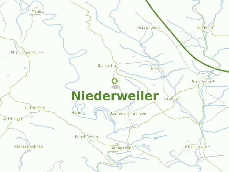 Karte von Niederweiler
