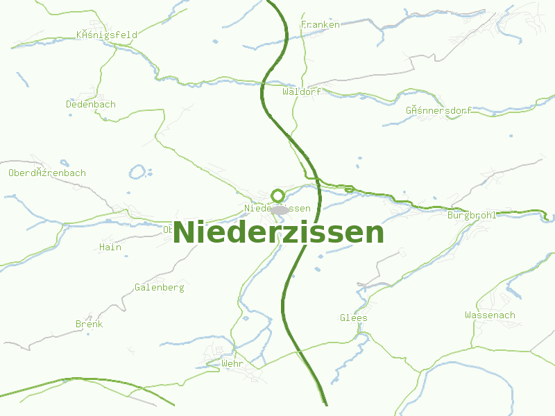 Karte von Niederzissen